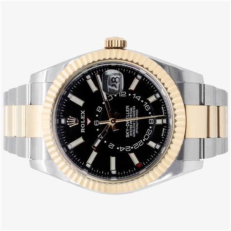 rolex sky dweller bi metal|rolex dweller price.